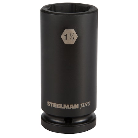 Steelman Pro 3/4" Drive x 1-1/8" 6-Point Deep Impact Socket 79267